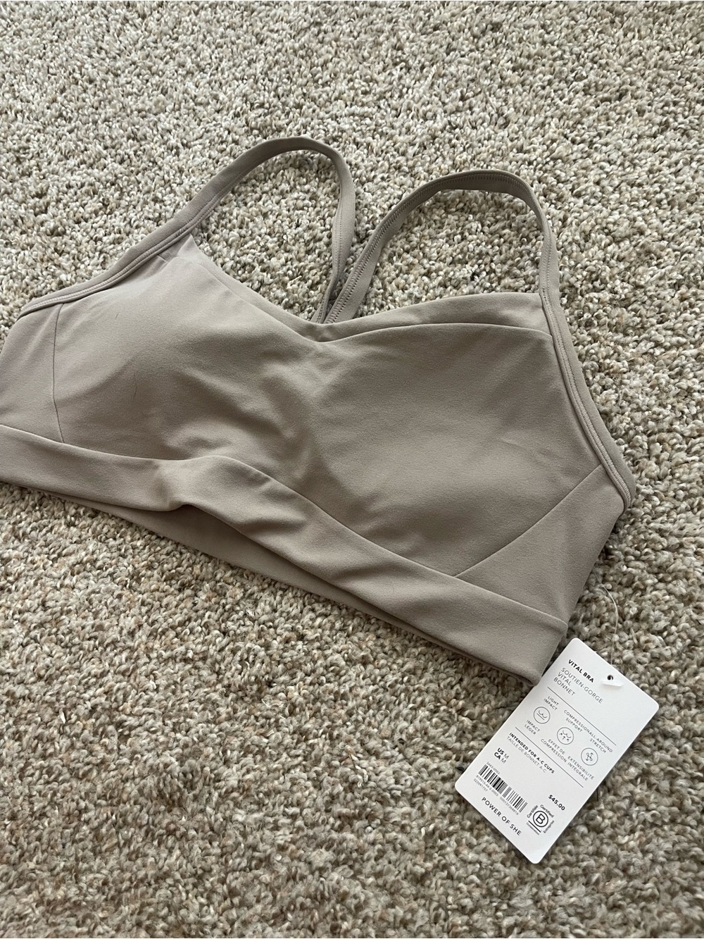 nwt athleta vital bra